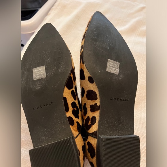 🐆Cole Haan Animal Print Calf Hair Hara Chelsea Bootie - Picture 8 of 8